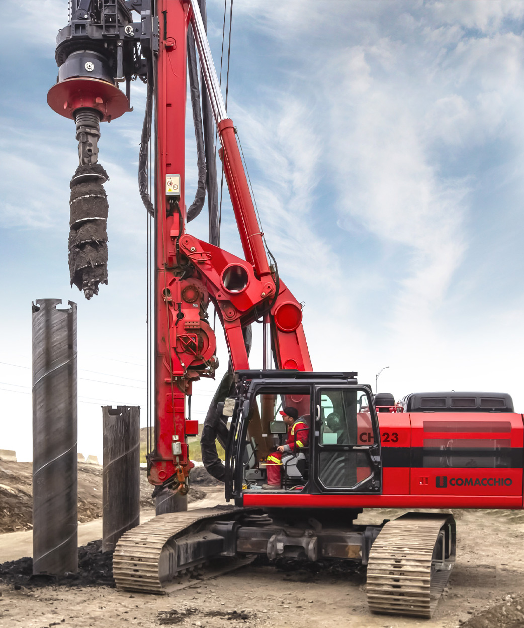 comacchio ch 23 drill rig