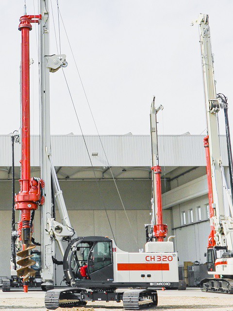 comacchio ch 320 drill rig