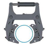 modular arms for pile driving