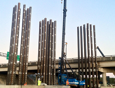 Steel H-Piling Products From Hammer & Steel, steel sheet piling, steel sheet piles